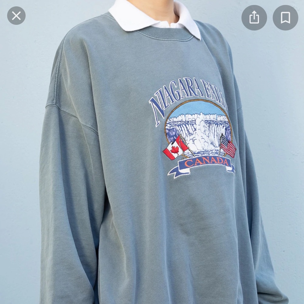 Brandy Melville over sized sweatshirt